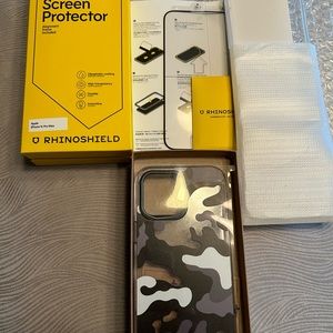 iPhone, 14 Pro Max rhino shield clear iPhone case with screen protector